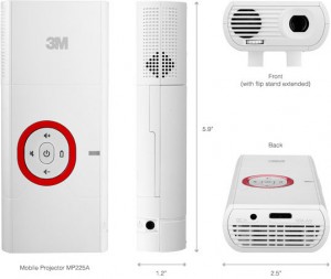 3M Mobile Projector Specs