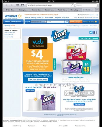 Walmart Landing Page #ScottValues
