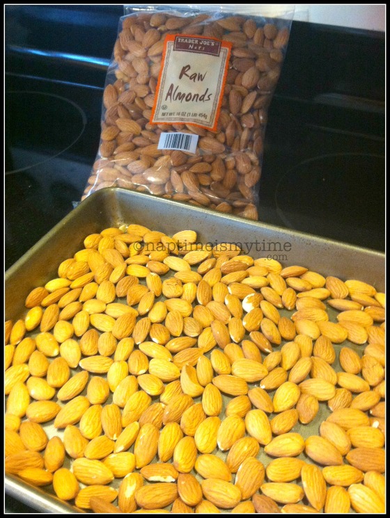 Roasted Almonds for Almond Butter Recipe