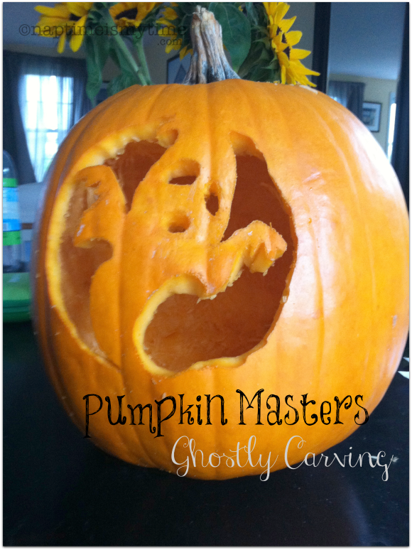Ghostly Carving #PumpkinMasterKit #ad