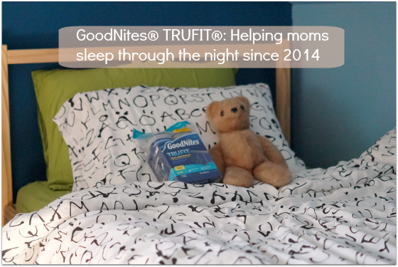 GOODNITES TRU-FIT: Helping moms sleep through the night since 2014. #UnderwearCompare #ad