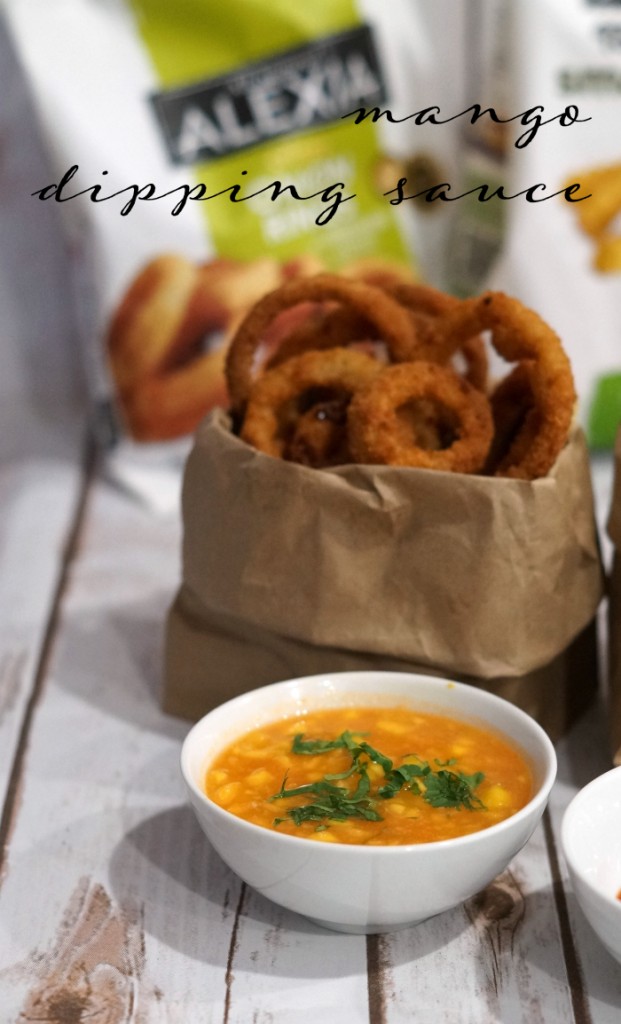 These three dipping sauces are perfect to serve with onion rings, crinkle cut fries, and sweet potato fries. Perfect game day snacks. #GameTimeGrub #ad