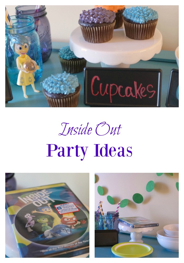 Learn how to fill cupcakes and great Disney's Inside Out Party Ideas #InsideOutEmotions AD