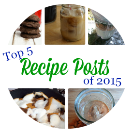 We've wrapped up another exciting year and are sharing our top 5 recipe posts of 2015! Click over to see if your favorite craft make the list?