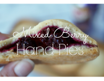 Delicious and simple mixed berry hand pies. The perfect dessert for all occasions! #BlackberryAffair AD