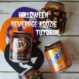 Tired of cold hands? Follow this simple beverage koozie tutorial! #WalmartMonsters #MiniMonsters #Walmart AD