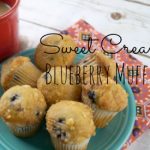 Sweet Cream Blueberry Muffins