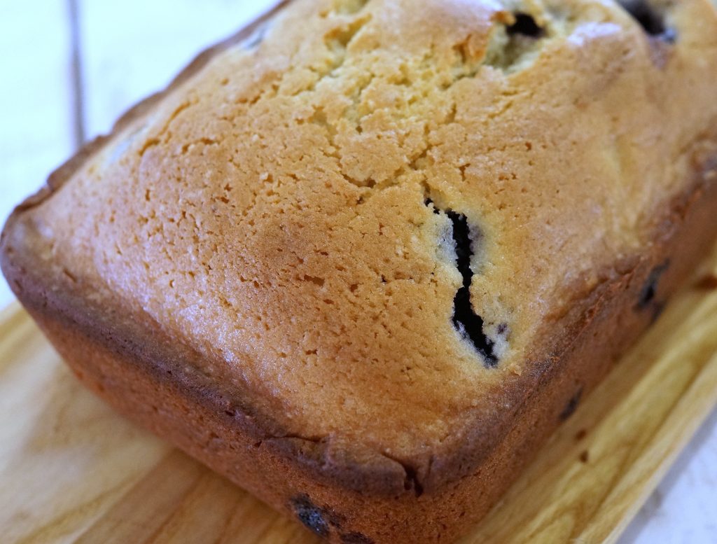 Perfect for making on a sunny spring day, this Blueberry Vanilla Bread bakes in one hour and is a perfect complement to hot coffee. #ShareTheFlavor ad
