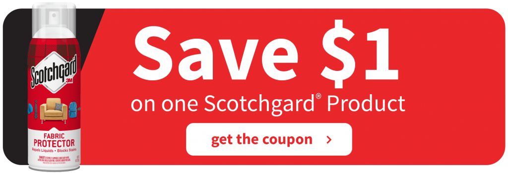 Save $1 on one Scotchgard Product #WorryFreeMessFree #ad