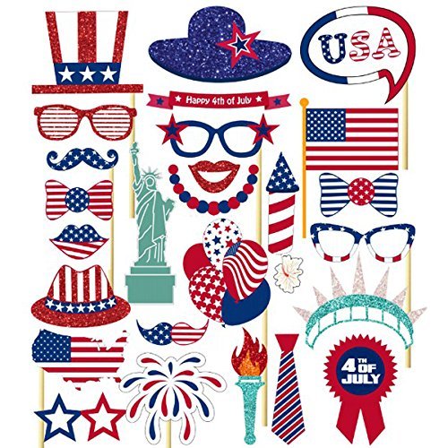 Grab these fun fourth of July decorations from Amazon today! These fourth of July decorations are affordable and long-lasting!