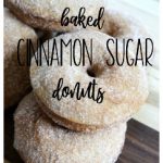 Cinnamon Sugar Baked Donuts