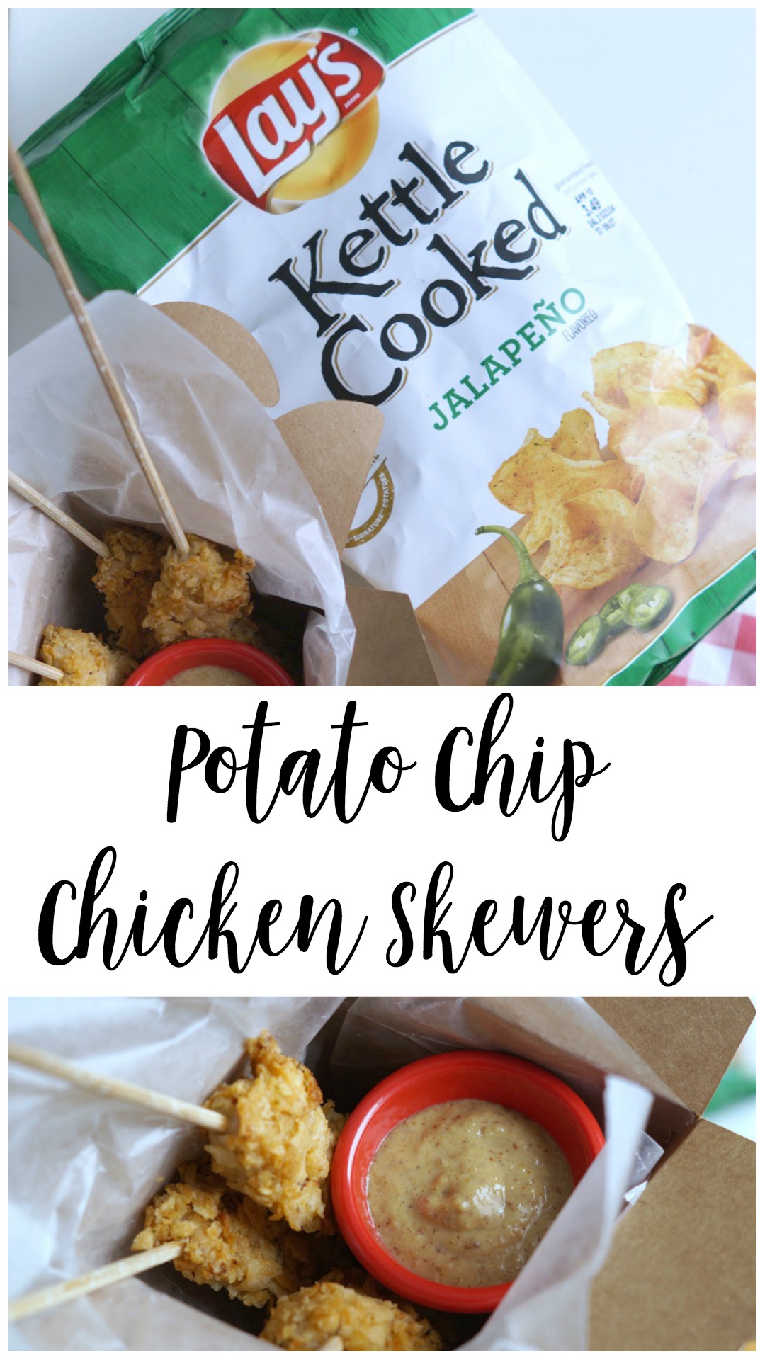 This Potato Chip Chicken recipe is quick and easy - perfect for busy weeknights and serving while watching your favorite baseball game on TV!